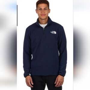North Face 1/4 Zip Fleece Pullover Navy Men's Medium EXCELLENT CONDITION!